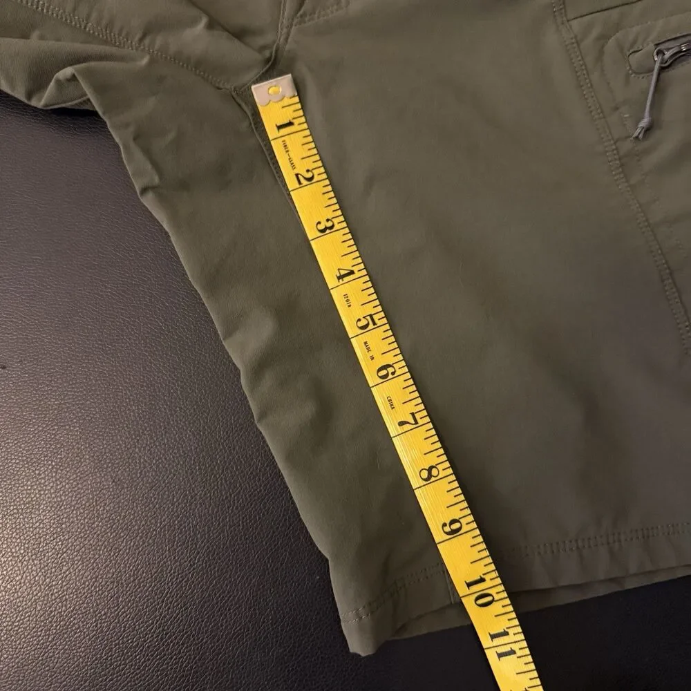 The North Face Retrac Tech Shorts Mens 32 New Taupe Green Hiking Cargo Stretch